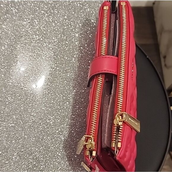 Michael Kors Logo Embossed Faux Leather Wallet - Picture 9 of 11